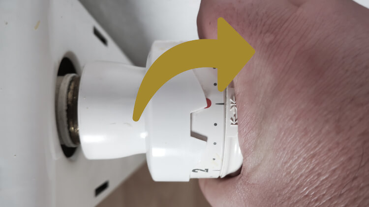 Thermostat abziehen