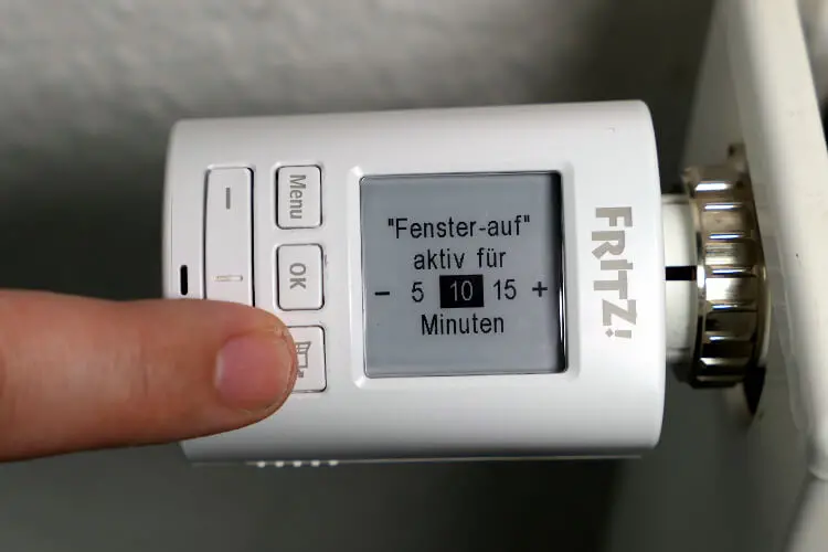 AVM FRITZ Dect 301: manuelles aktivieren der Fenster-auf-Schaltung